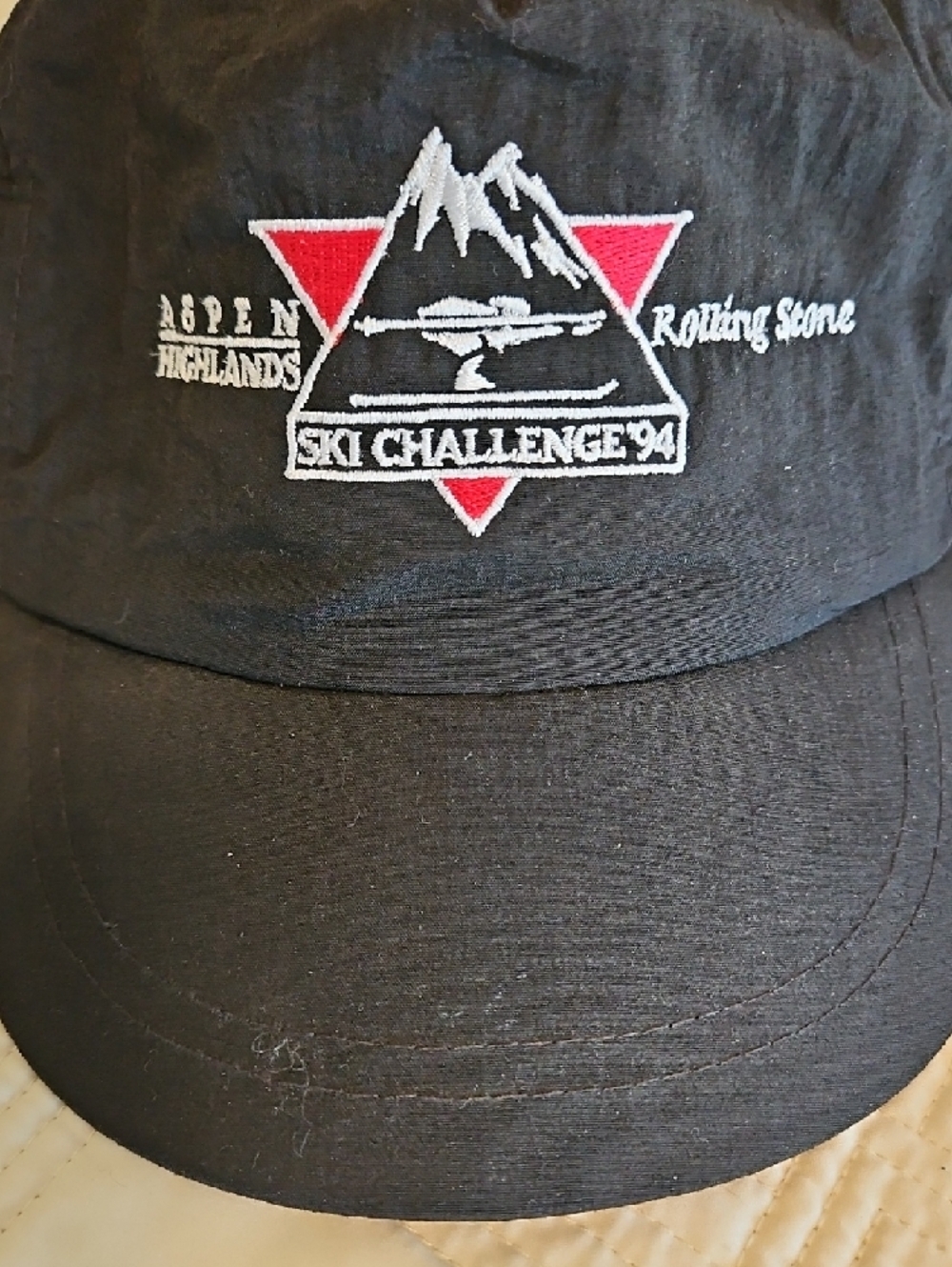 Aspen Highlands Ski Challenge '94 Black Cap - Picture 2 of 4